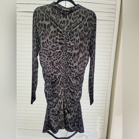 H&M Gathered Jersey Dress, XL - Picture 2 of 5